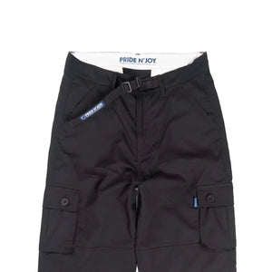 Pride N Joy Co - Black Cargo Pants Rangers Loose - Pride N Joy Co