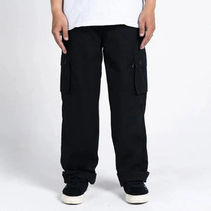 Pride N Joy Co - Black Cargo Pants Rangers Loose - Pride N Joy Co