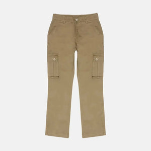 Pride N Joy Co - Khaki Cargo Basic Pants - Pride N Joy Co