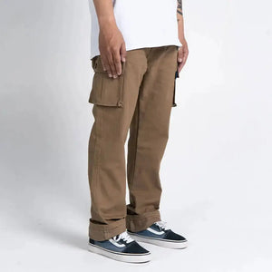 Pride N Joy Co - Khaki Cargo Pants Jericho - Pride N Joy Co
