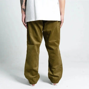 Pride N Joy Co - Long Corduroy Pants Wide Fit - Pride N Joy Co