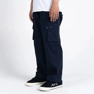 Pride N Joy Co - Navy Cargo Pants Rangers Loose - Pride N Joy Co