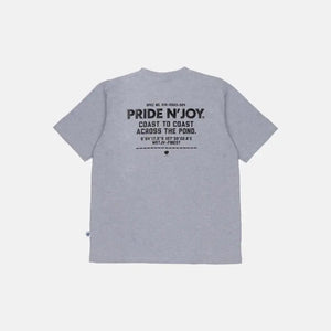 Pride N Joy Co - T-Shirt Graphic Across The Pond Tee Grey - Pride N Joy Co