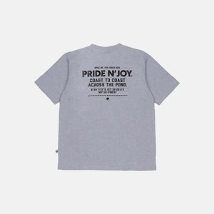 Pride N Joy Co - T-Shirt Graphic Across The Pond Tee Grey - Pride N Joy Co