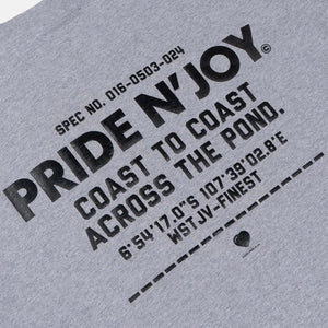 Pride N Joy Co - T-Shirt Graphic Across The Pond Tee Grey - Pride N Joy Co