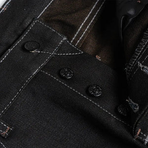 Pride N Joy Co - Tingi Bark 17 Oz Dyed Selvedge Heavyweight Denim - Pride N Joy Co