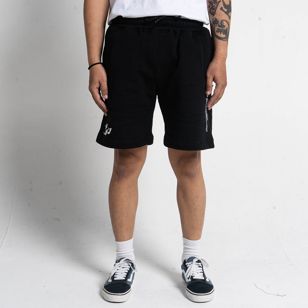 Fleece Short Pants Black