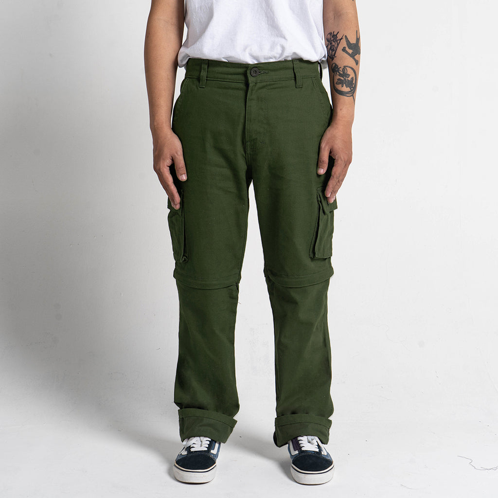 Green Cargo 2in1 Long Short Pants