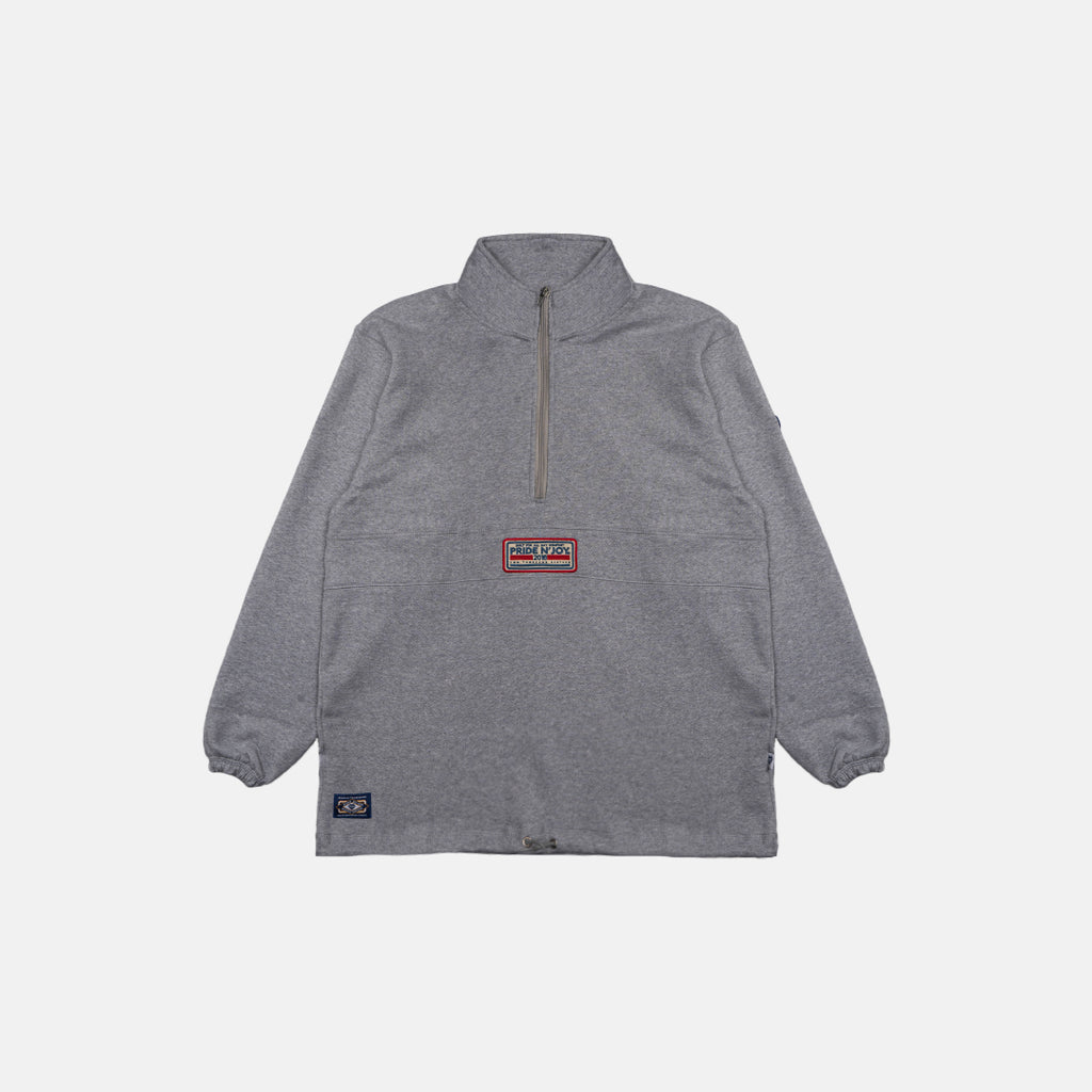 Sign Half Zip Sweatshirt Grey