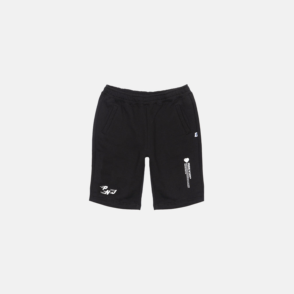 Fleece Short Pants Black