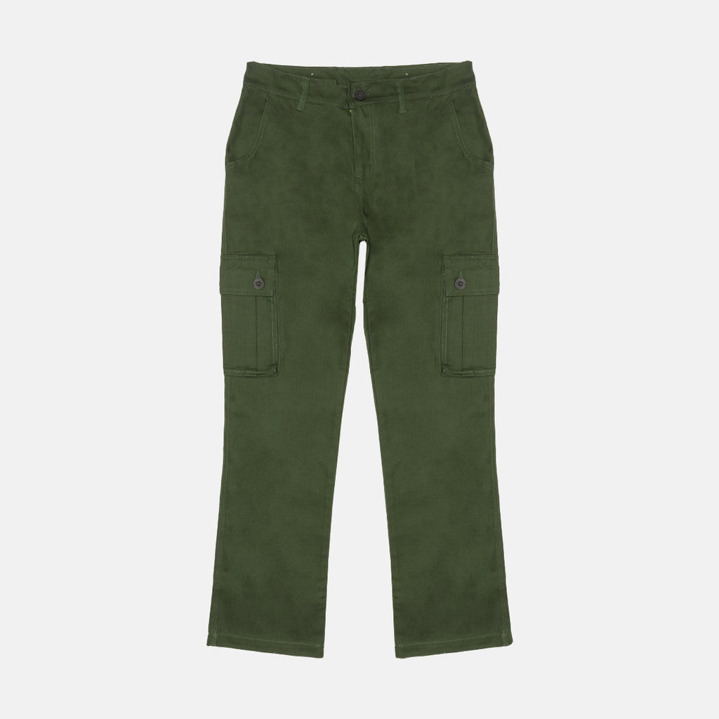 Green Cargo Basic Pants