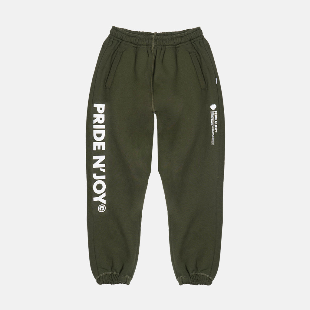 Fleece Long Pants Green