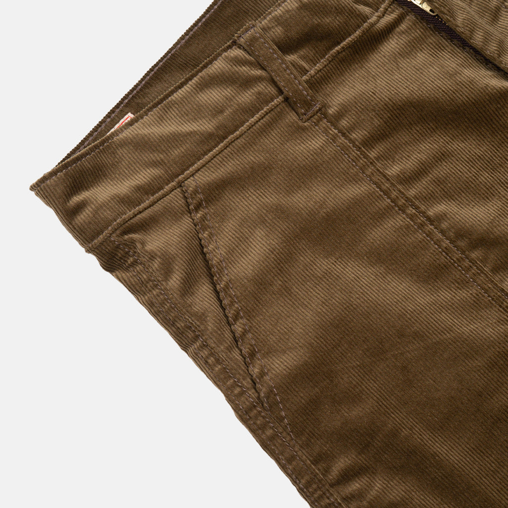 Short Corduroy Pants Wide Fit