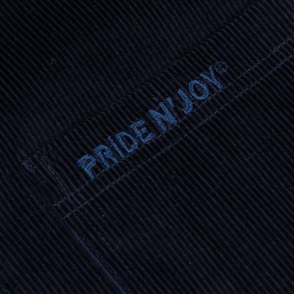 Navy Corduroy Shirt Embroidery