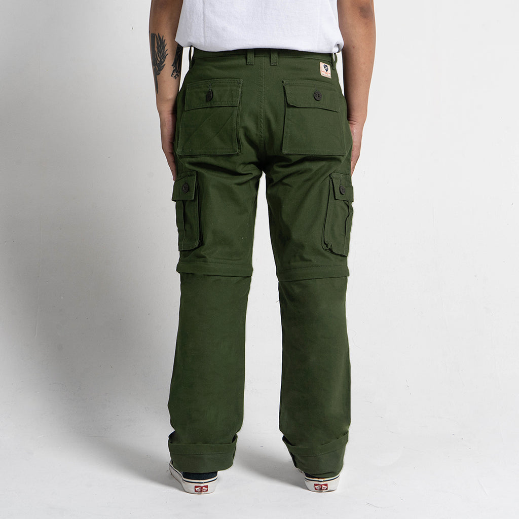 Green Cargo 2in1 Long Short Pants