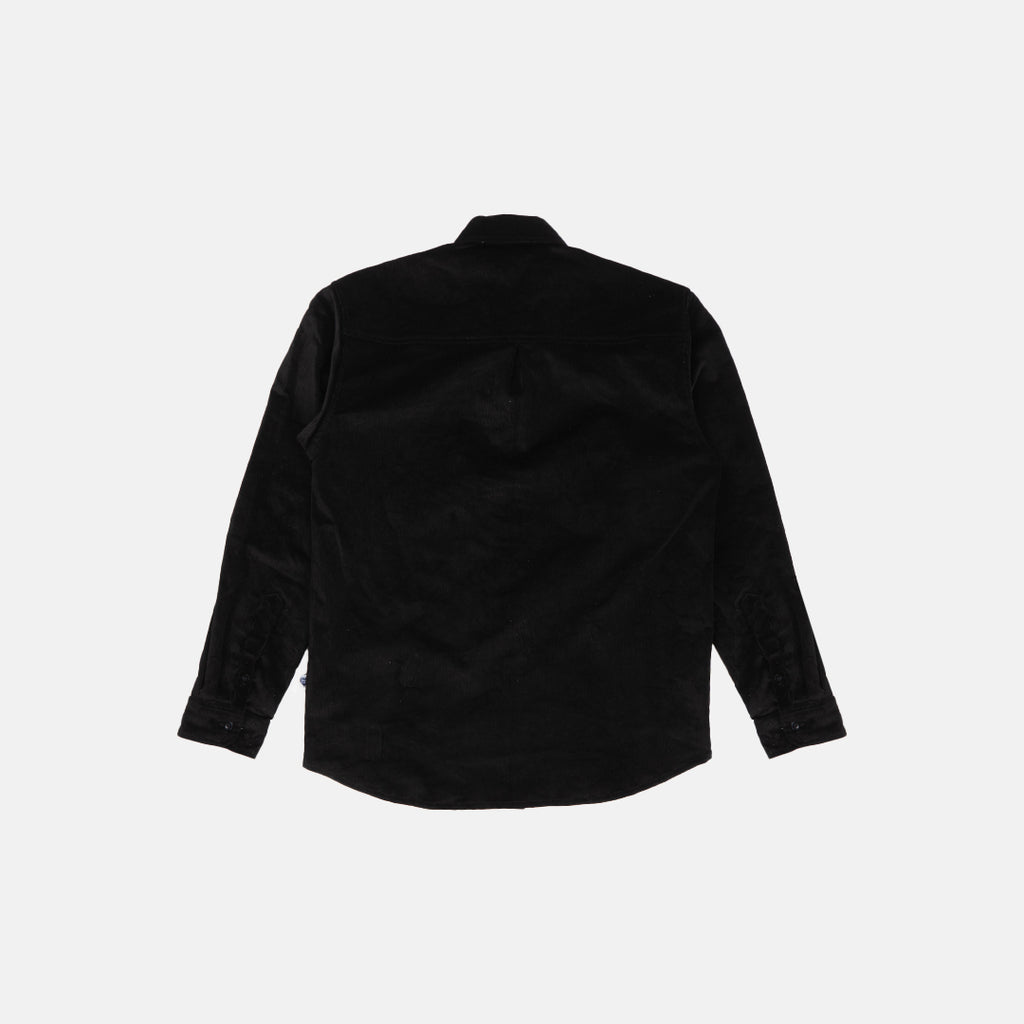 Black Corduroy Shirt Embroidery