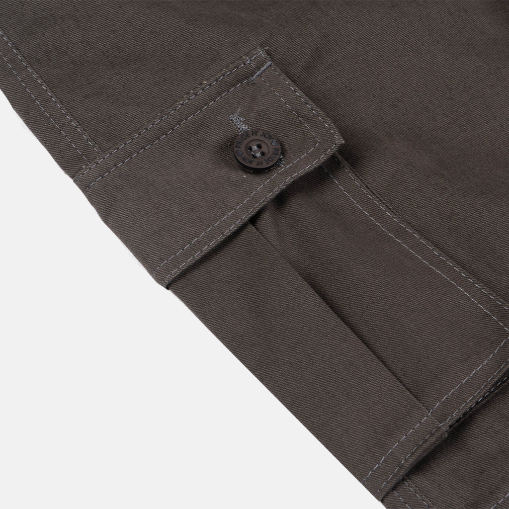 Grey Cargo 2in1 Long Short Pants