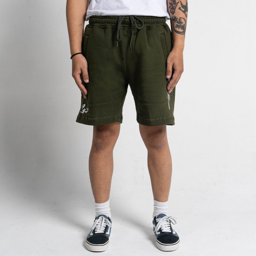 Fleece Short Pants Green