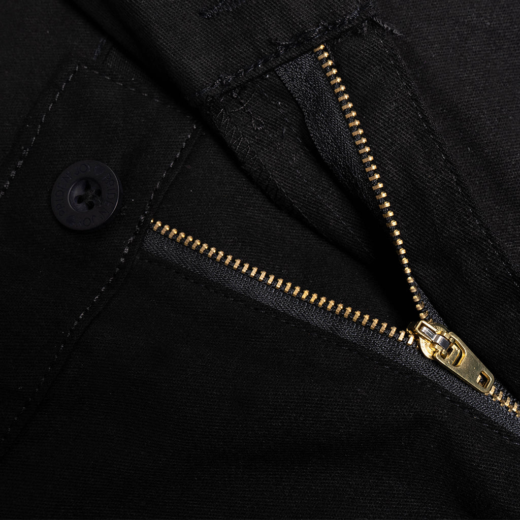 Black Cargo Basic Pants