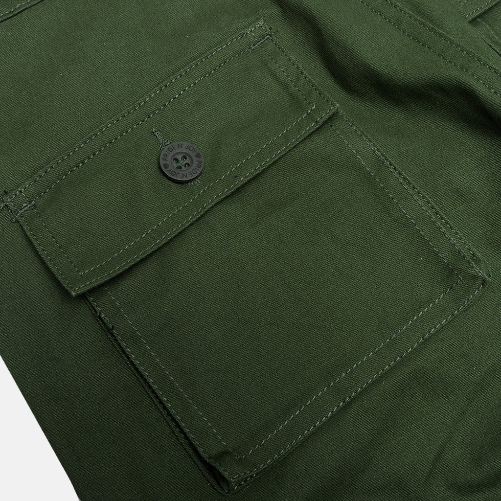 Green Cargo Basic Pants