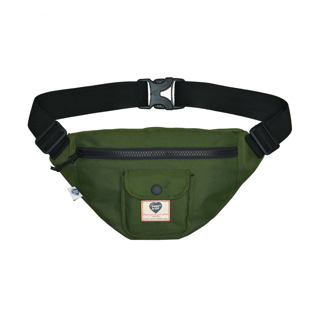 Waist Bag Vasca Black & Green