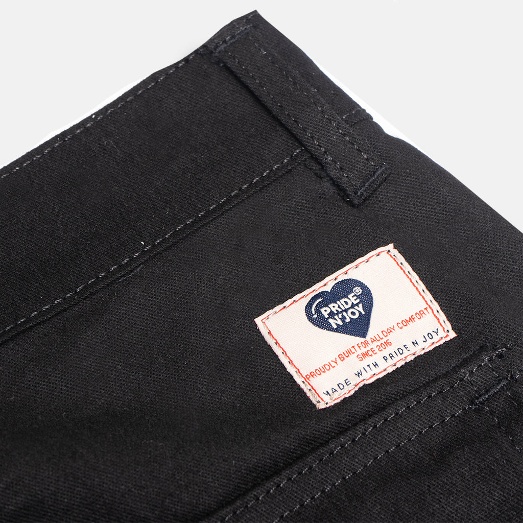 Black Cargo Basic Pants