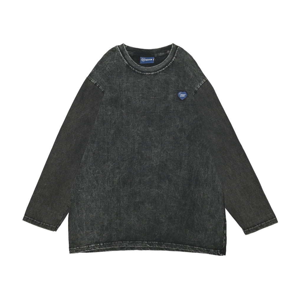 T-Shirt Long Sleeve Washed