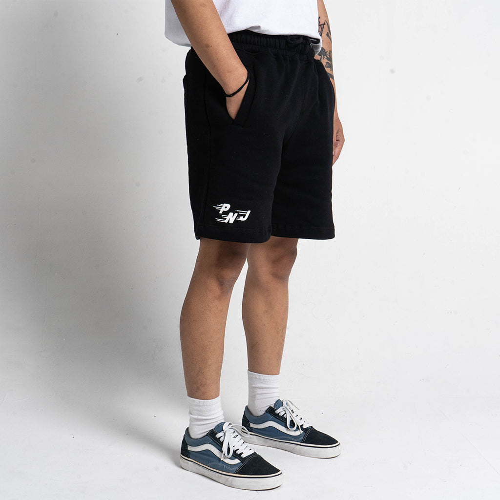 Fleece Short Pants Black