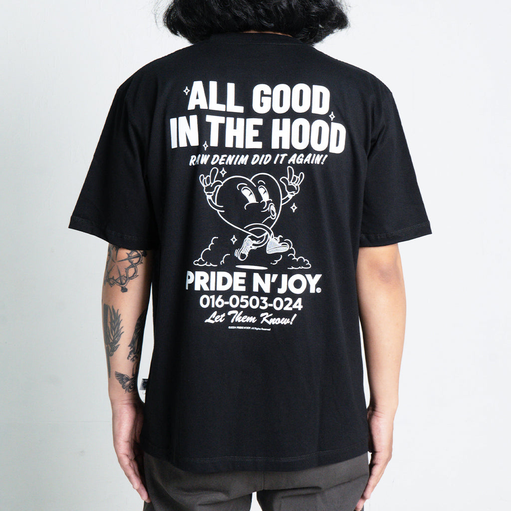 T-Shirt Regular Fit Combed 24s Graphic All Good Tee