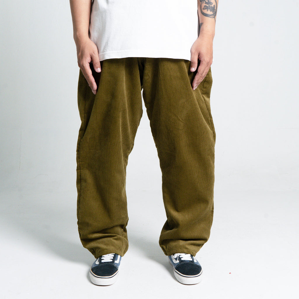 Long Corduroy Pants Wide Fit