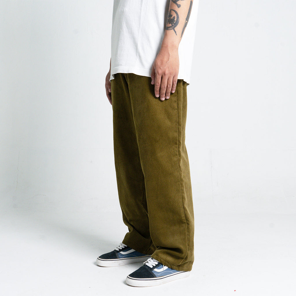 Long Corduroy Pants Wide Fit