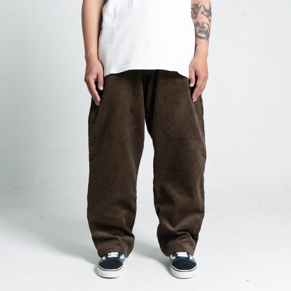 Long Corduroy Pants Wide Fit