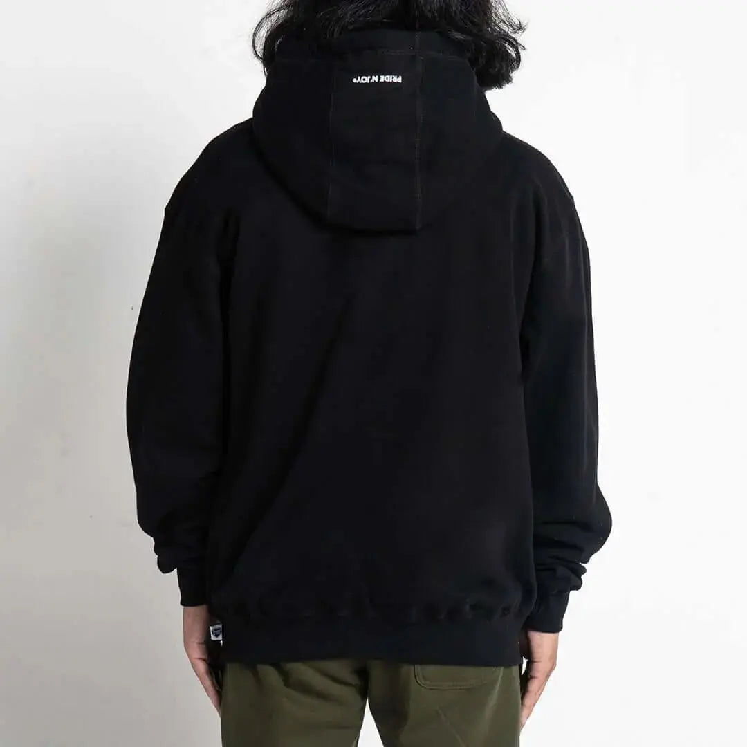 Pride N Joy Co - Arc Logo Hoodie Black - Pride N Joy Co