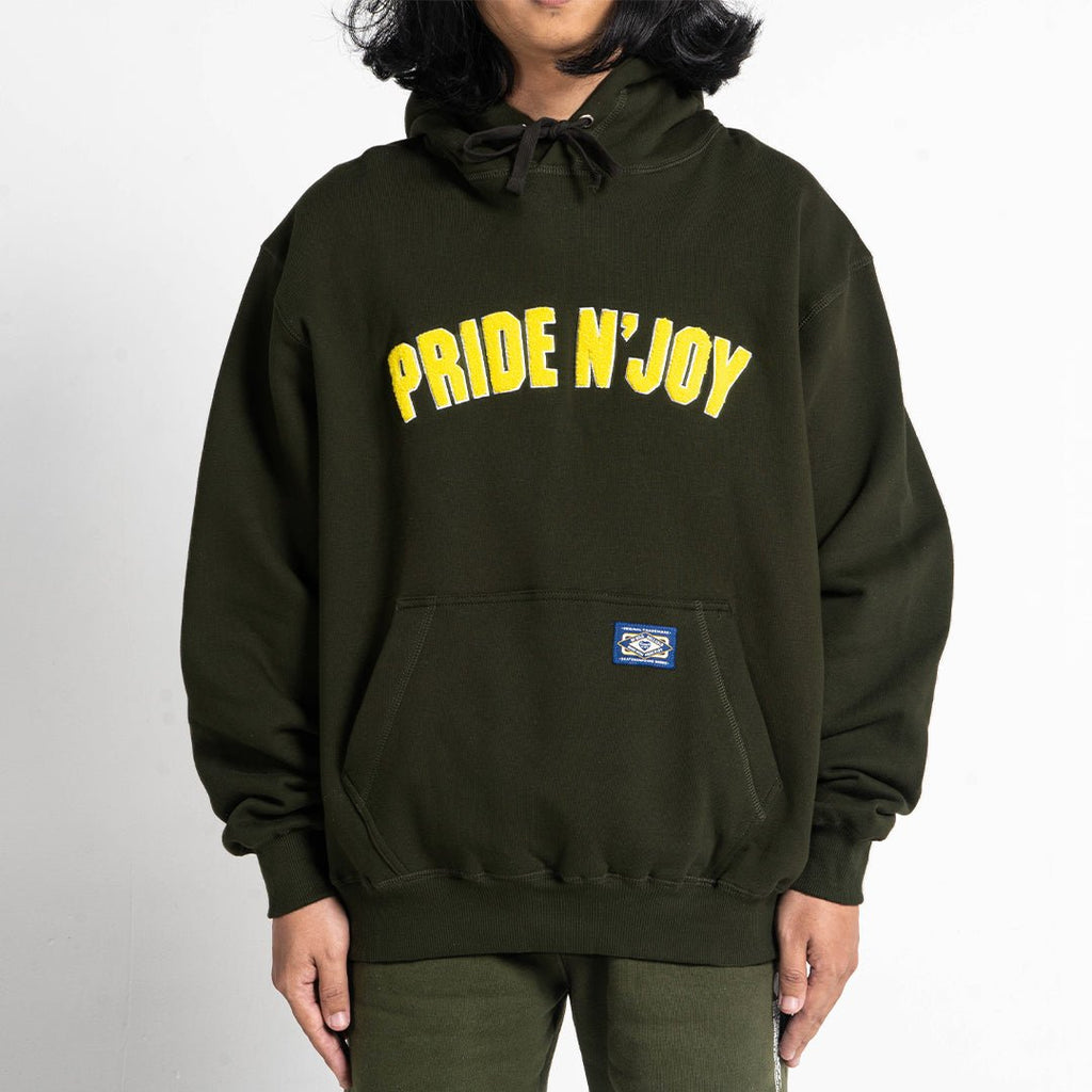 Pride N Joy Co - Arc Logo Hoodie Green - Pride N Joy Co