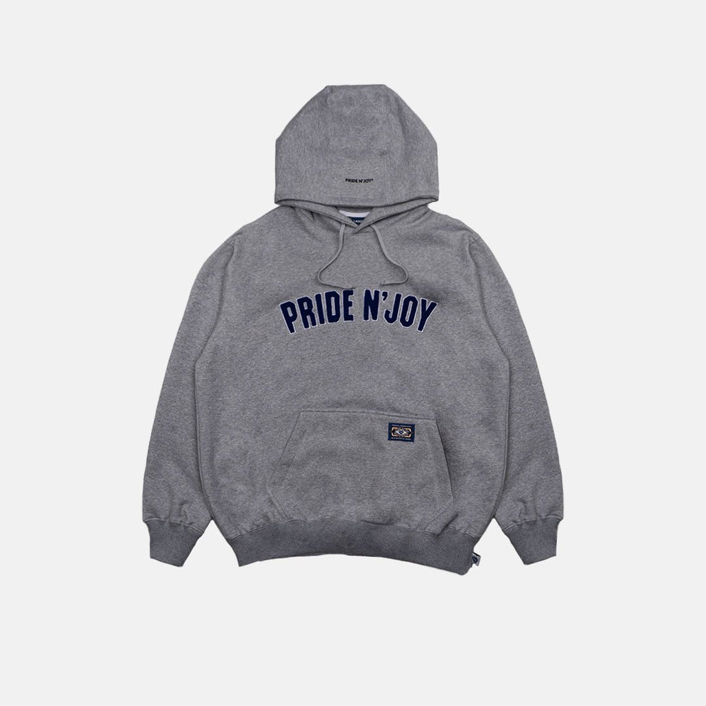 Pride N Joy Co - Arc Logo Hoodie Grey - Pride N Joy Co