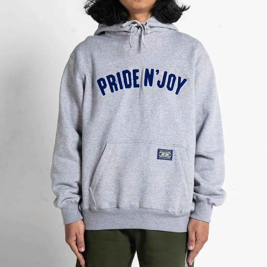 Pride N Joy Co - Arc Logo Hoodie Grey - Pride N Joy Co