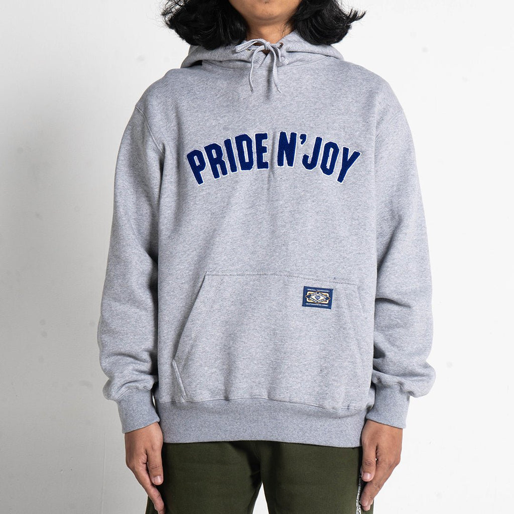 Pride N Joy Co - Arc Logo Hoodie Grey - Pride N Joy Co