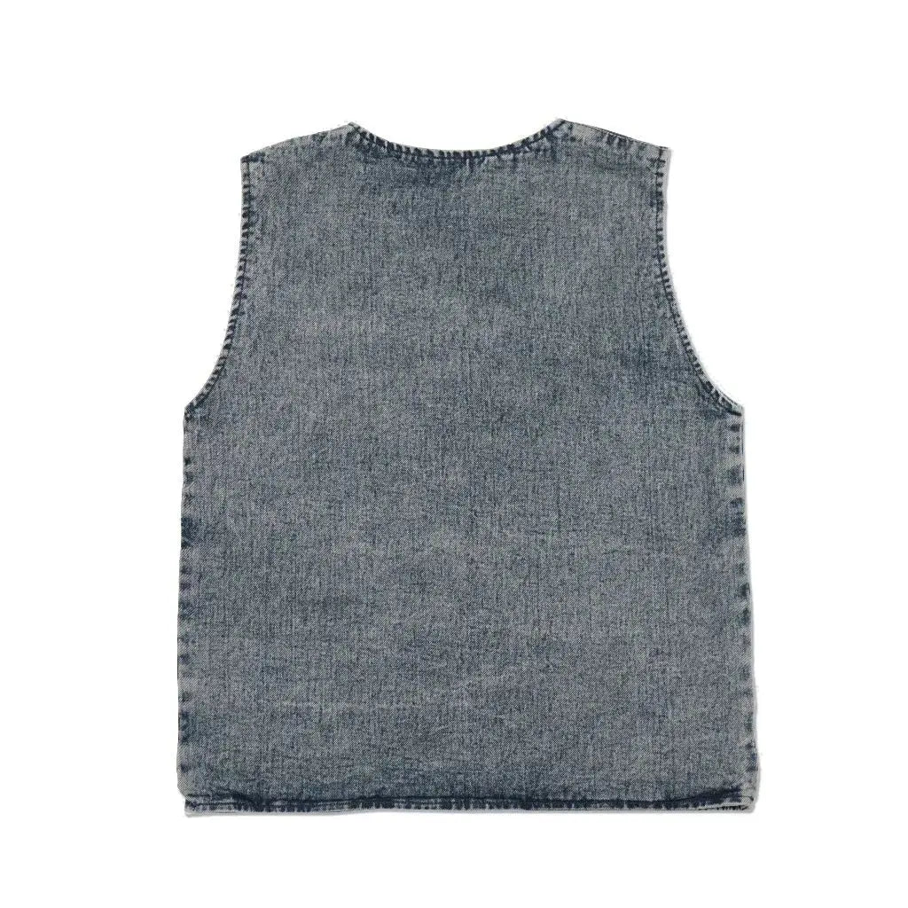 Pride N Joy Co - Bent Sand 12 Oz Denim Jeans Vest Reversible - Pride N Joy Co