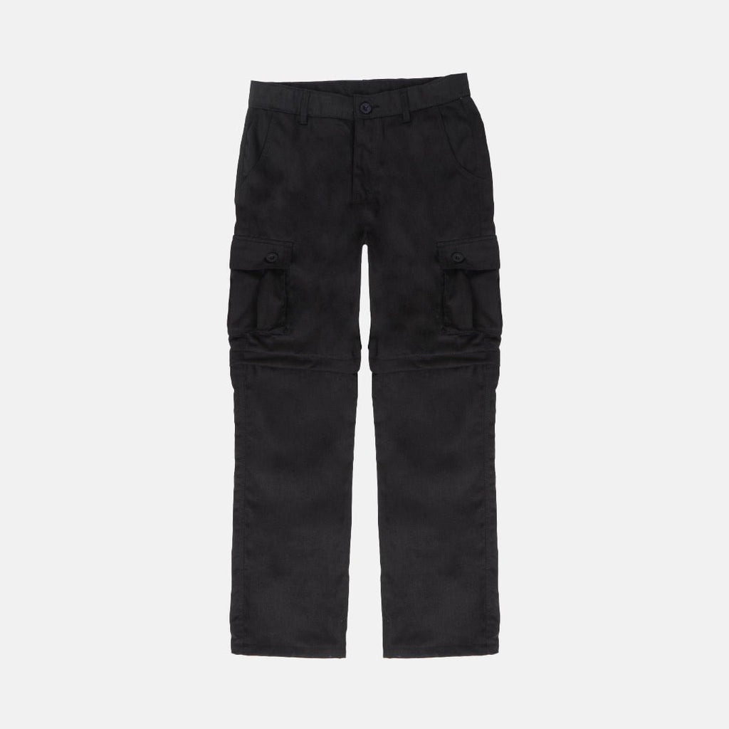 Black Cargo 2in1 Long Short Pants - Pride N Joy Co