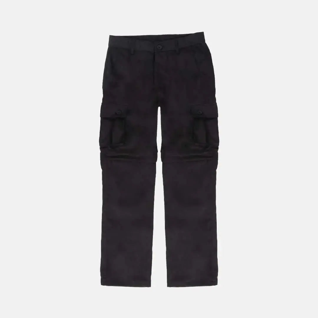 Pride N Joy Co - Black Cargo 2in1 Long Short Pants - Pride N Joy Co