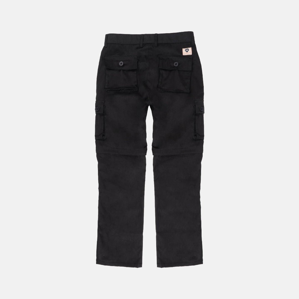 Pride N Joy Co - Black Cargo 2in1 Long Short Pants - Pride N Joy Co