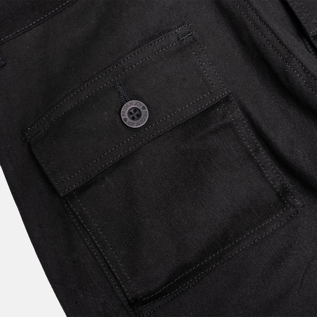 Pride N Joy Co - Black Cargo Basic Pants - Pride N Joy Co