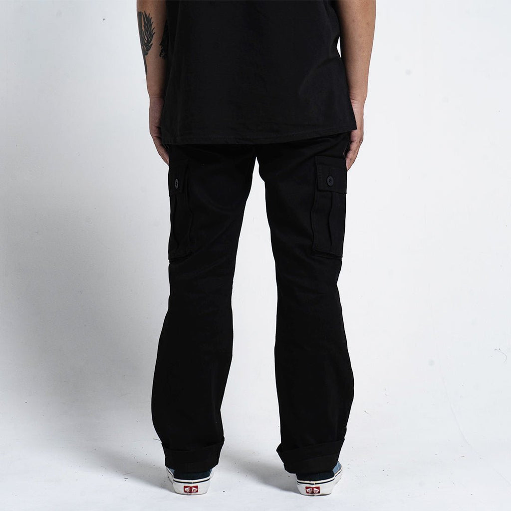 Black Cargo Basic Pants - Pride N Joy Co