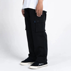 Pride N Joy Co - Black Cargo Pants Rangers Loose - Pride N Joy Co