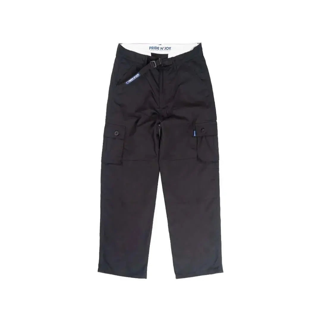 Pride N Joy Co - Black Cargo Pants Rangers Loose - Pride N Joy Co