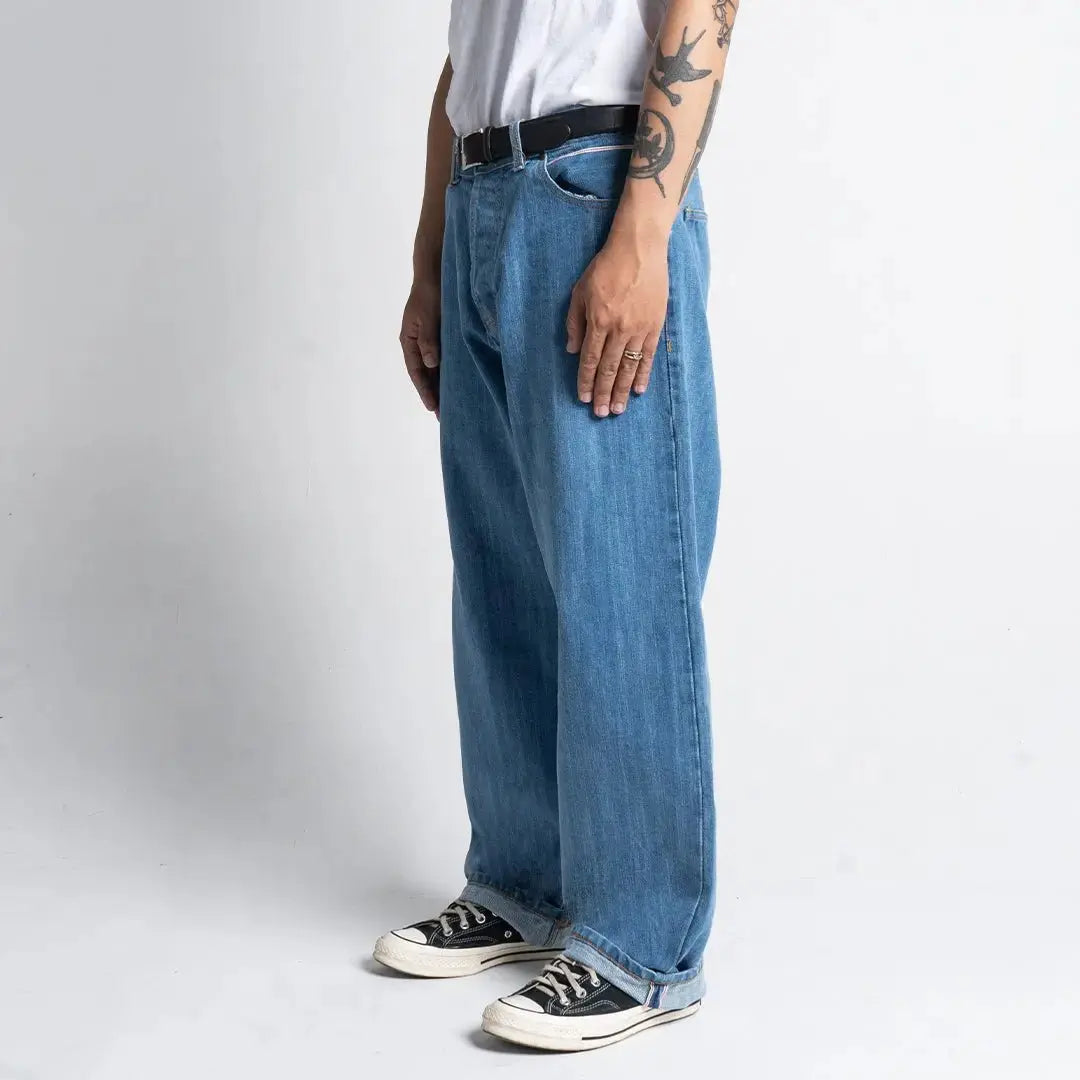 Pride N Joy Co - Brandy 16 Oz Mid Selvedge Washed - Pride N Joy Co