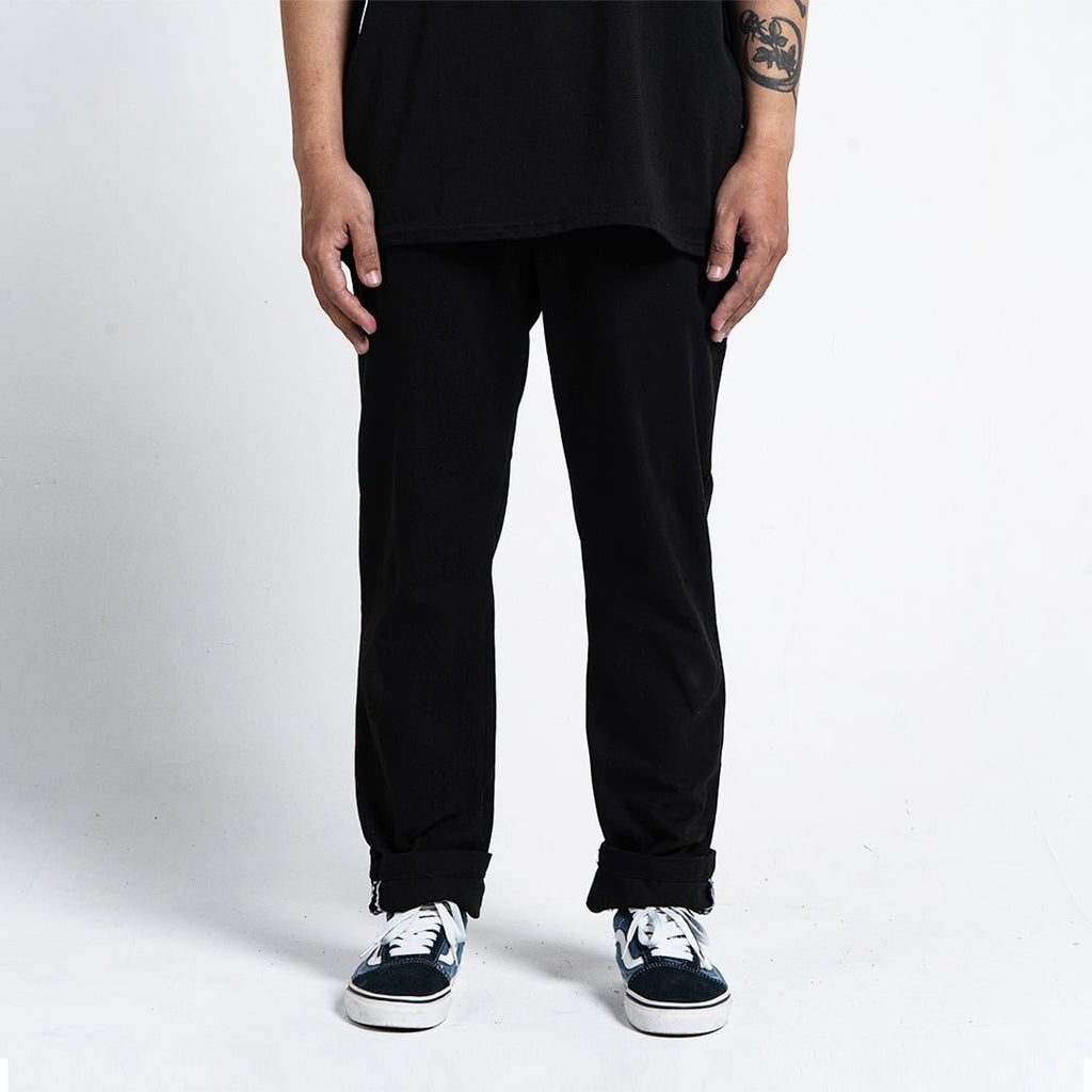 Pride N Joy Co - Chino Pants Black Charcoal Twill - Pride N Joy Co