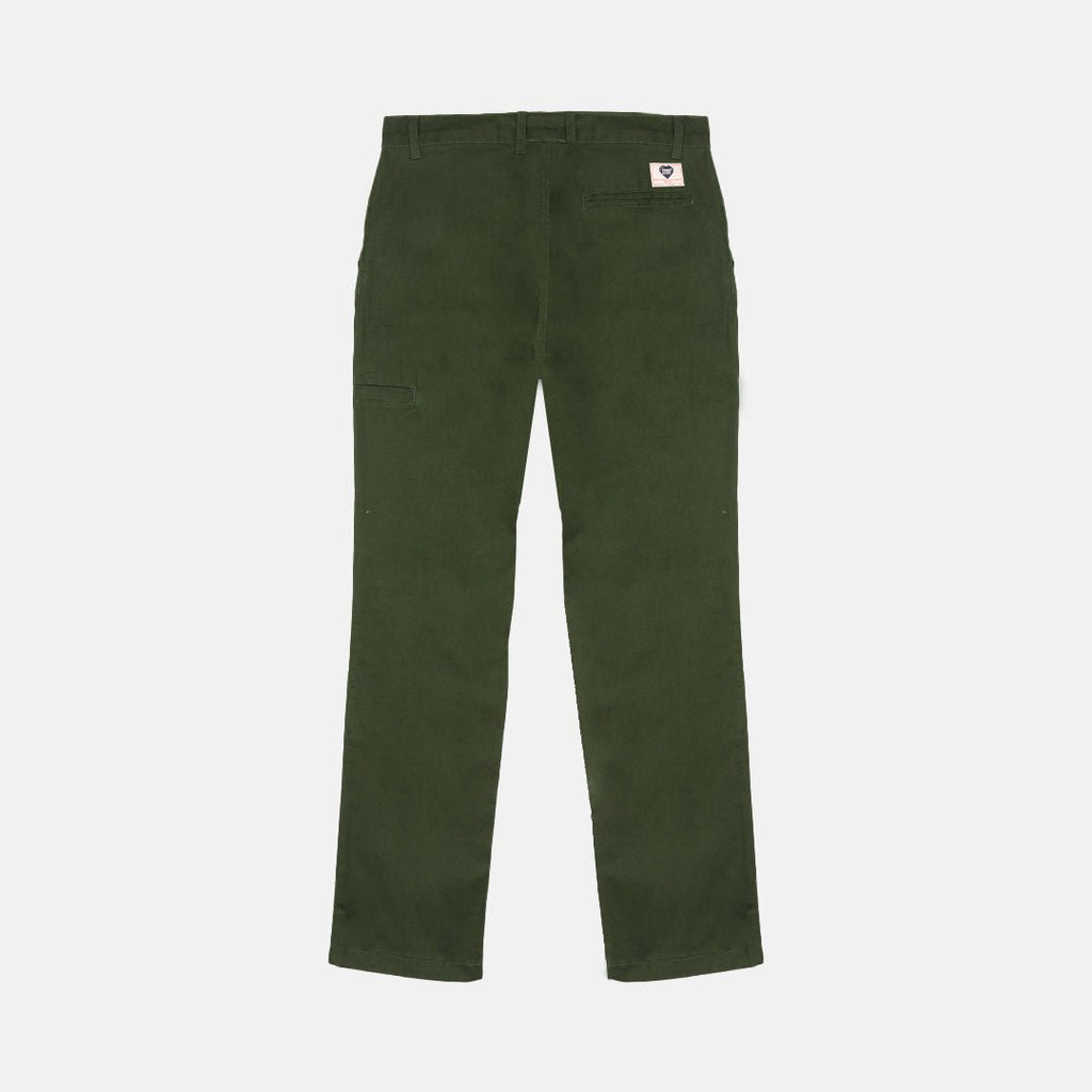 Chino Pants Green Olive Army Twill - Pride N Joy Co