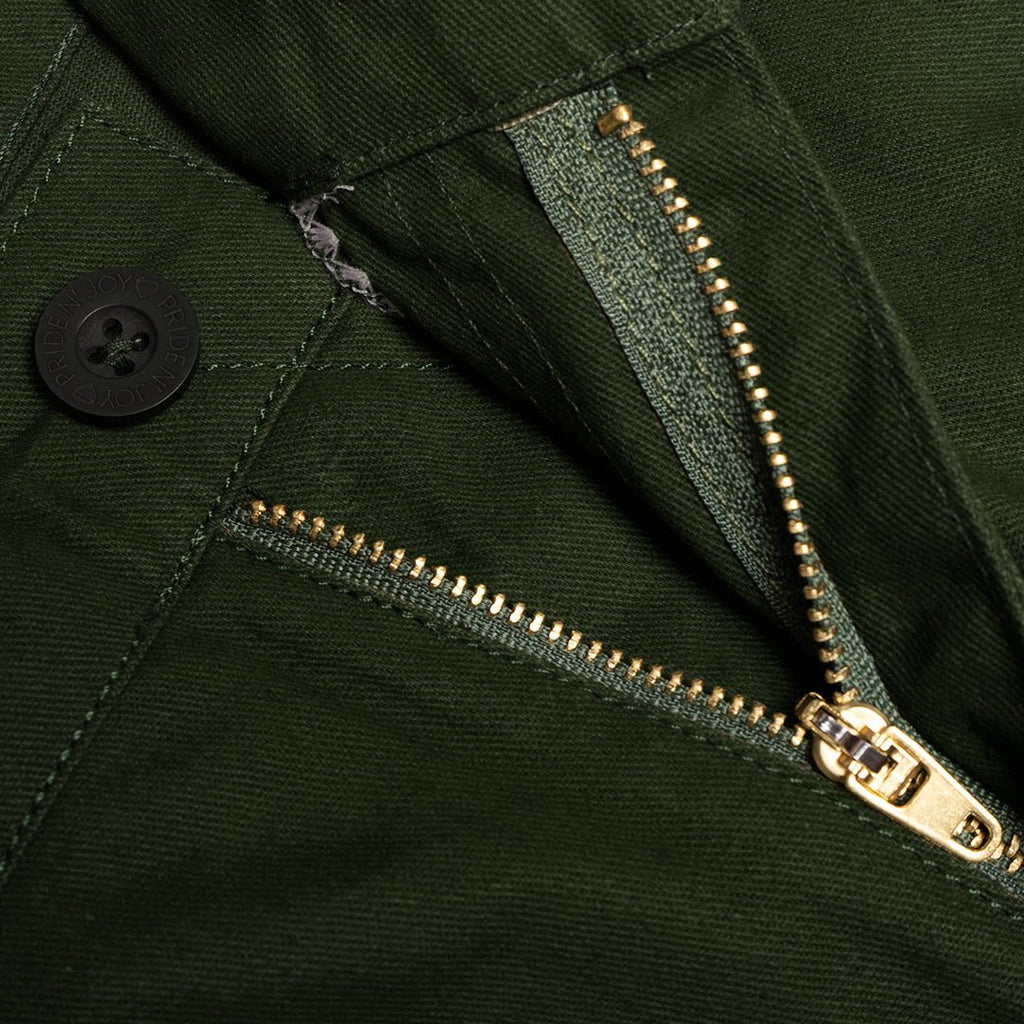 Chino Pants Green Olive Army Twill - Pride N Joy Co