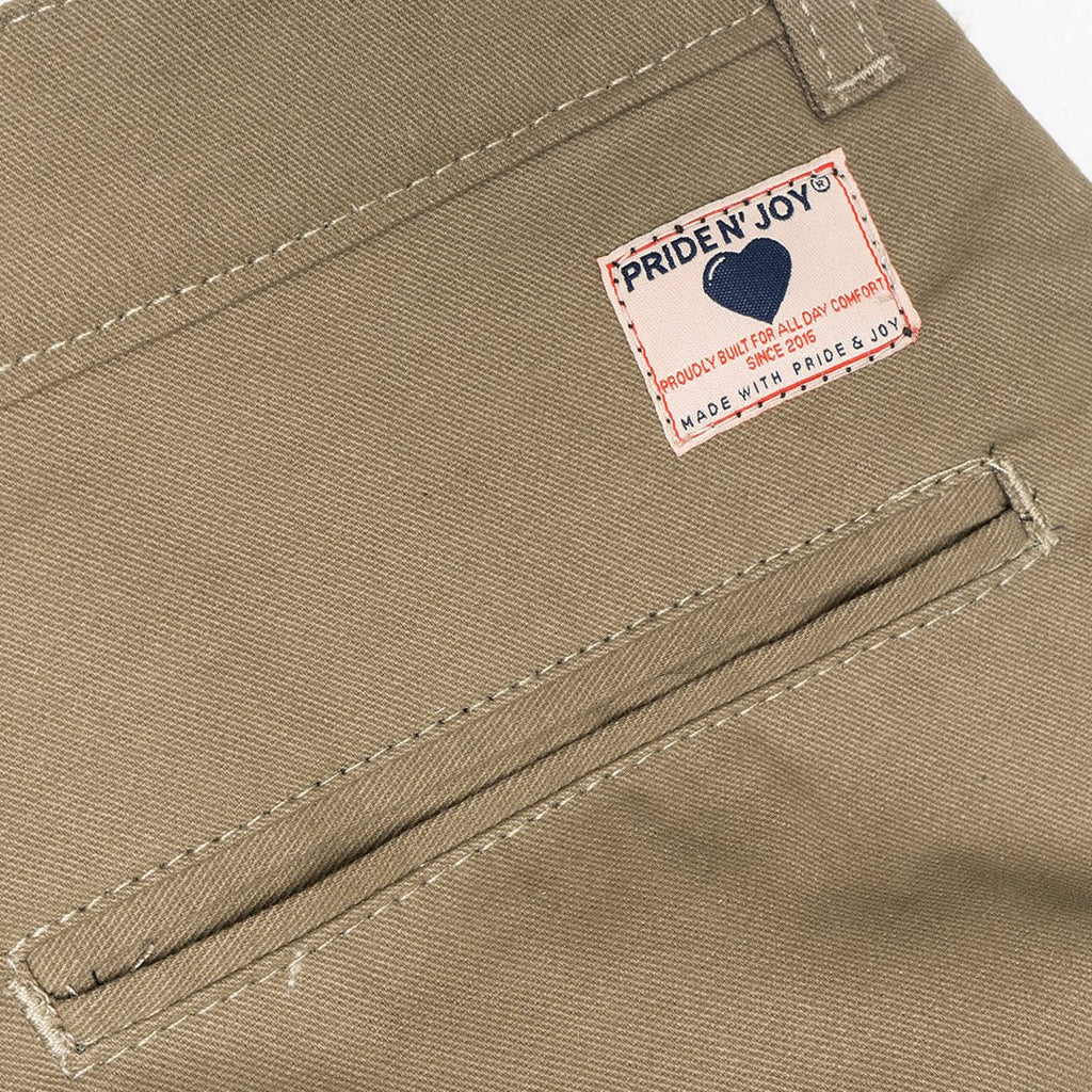 Pride N Joy Co - Chino Pants Khaki Twill - Pride N Joy Co